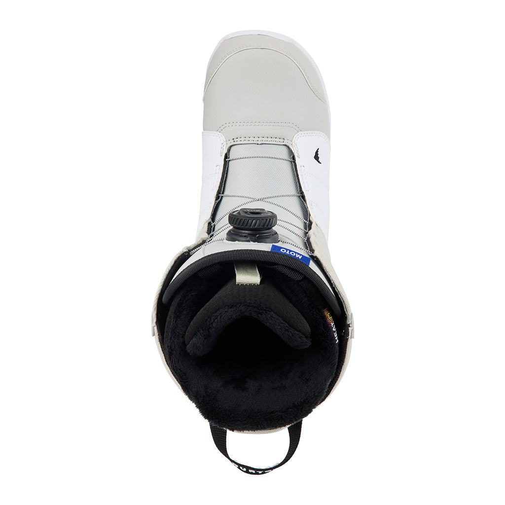 Moto BOA Snowboard Boots Gray Cloud
