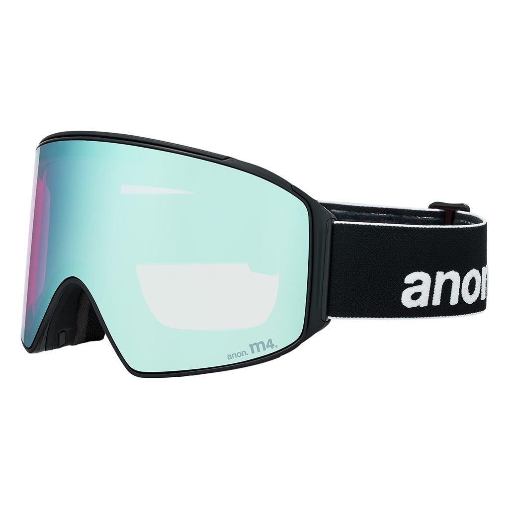 M4 Goggles (Cylindrical) + Bonus Lens + MFI® Face Mask - Black/Perceive Variable Blue