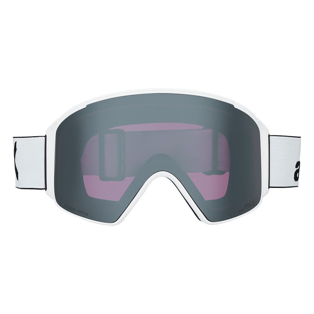 M4S Goggles (Cylindrical) + Bonus Lens + MFI® Face Mask - White/Perceive Sunny Onyx