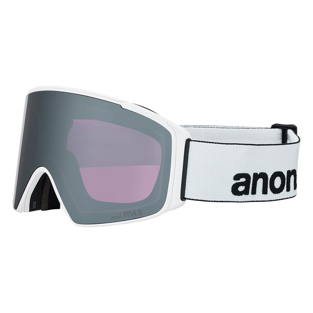M4S Goggles (Cylindrical) + Bonus Lens + MFI® Face Mask - White/Perceive Sunny Onyx