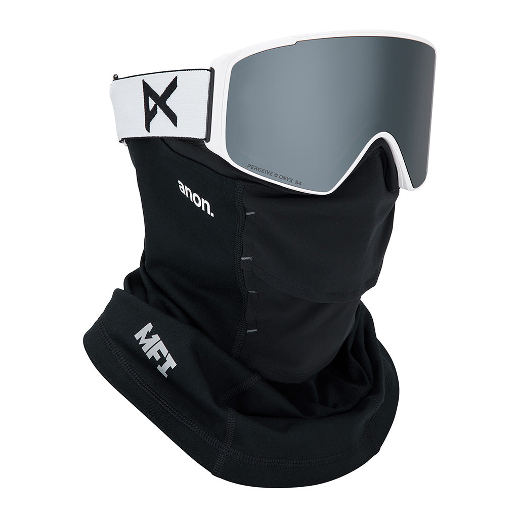 M4S Goggles (Cylindrical) + Bonus Lens + MFI® Face Mask - White/Perceive Sunny Onyx