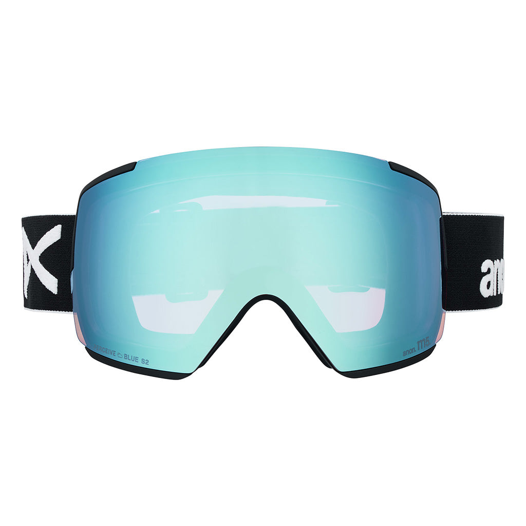M5 Goggles + Bonus Lens + MFI® Face Mask - Black/Perceive Variable Blue