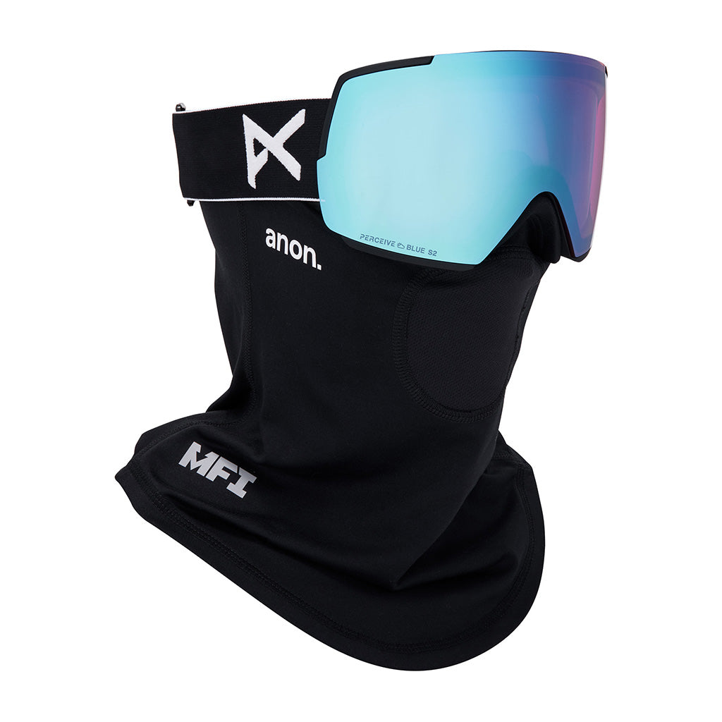 M5 Goggles + Bonus Lens + MFI® Face Mask - Black/Perceive Variable Blue