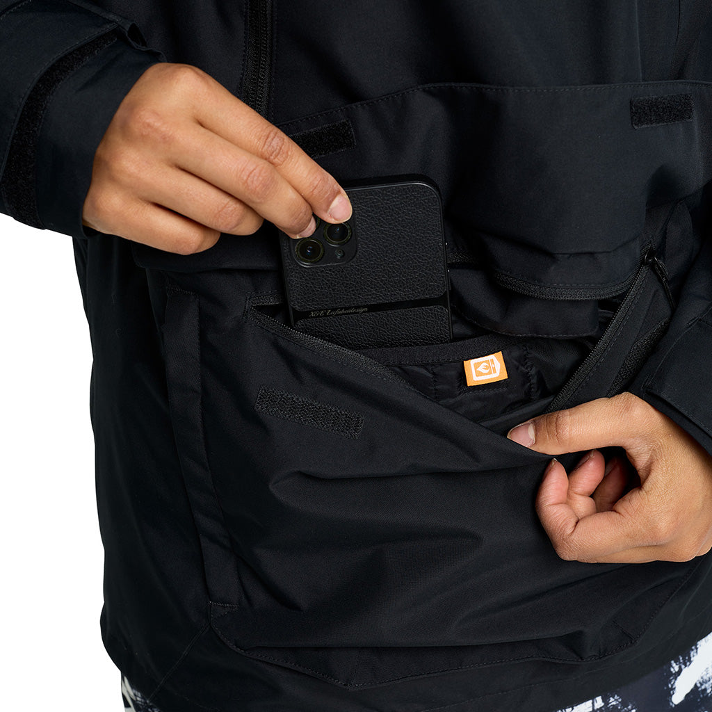 Wms Reserve 2L Relaxed Anorak - True Black