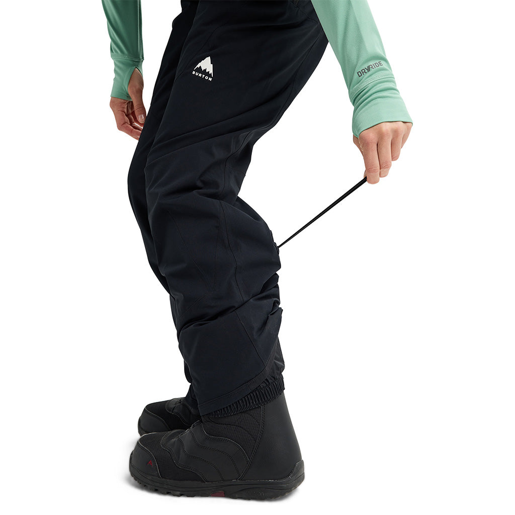 Wms Reserve 2L Stretch Bibs - True Black