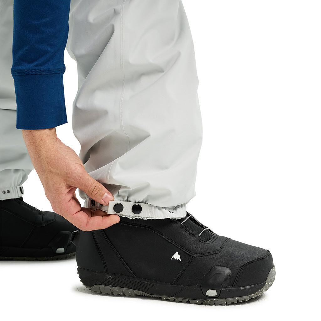 Reserve 2L Relaxed Bib Pants - Gray Cloud