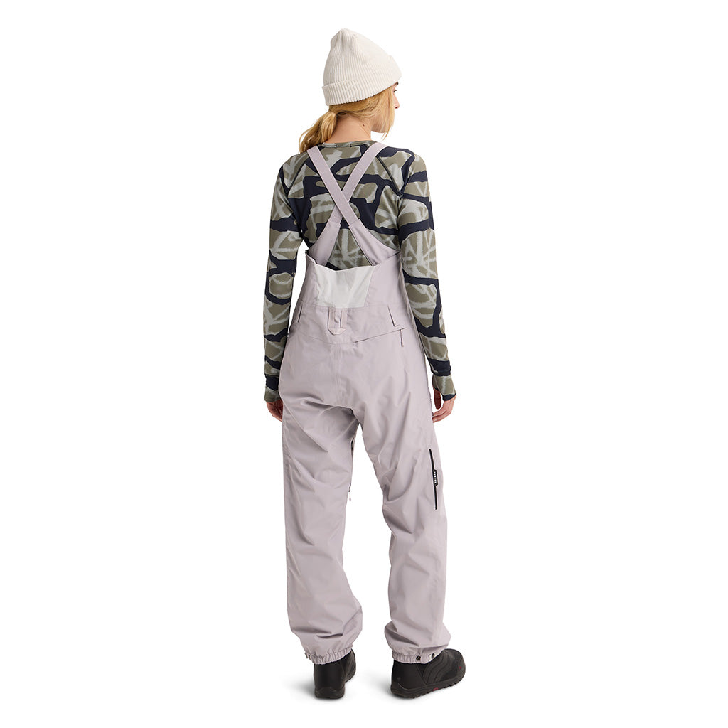 Wms Reserve 2L Bib Pants - Washed Lavendar