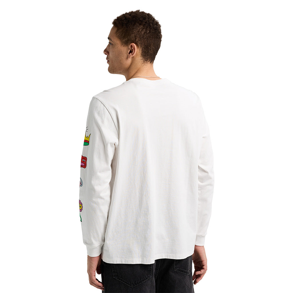 Counterbalance 26 Long Sleeve T-Shirt - Stout White