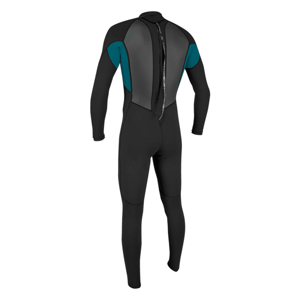 Youth Reactor-2 3/2 Back Zip Full - Black/Tide Pool