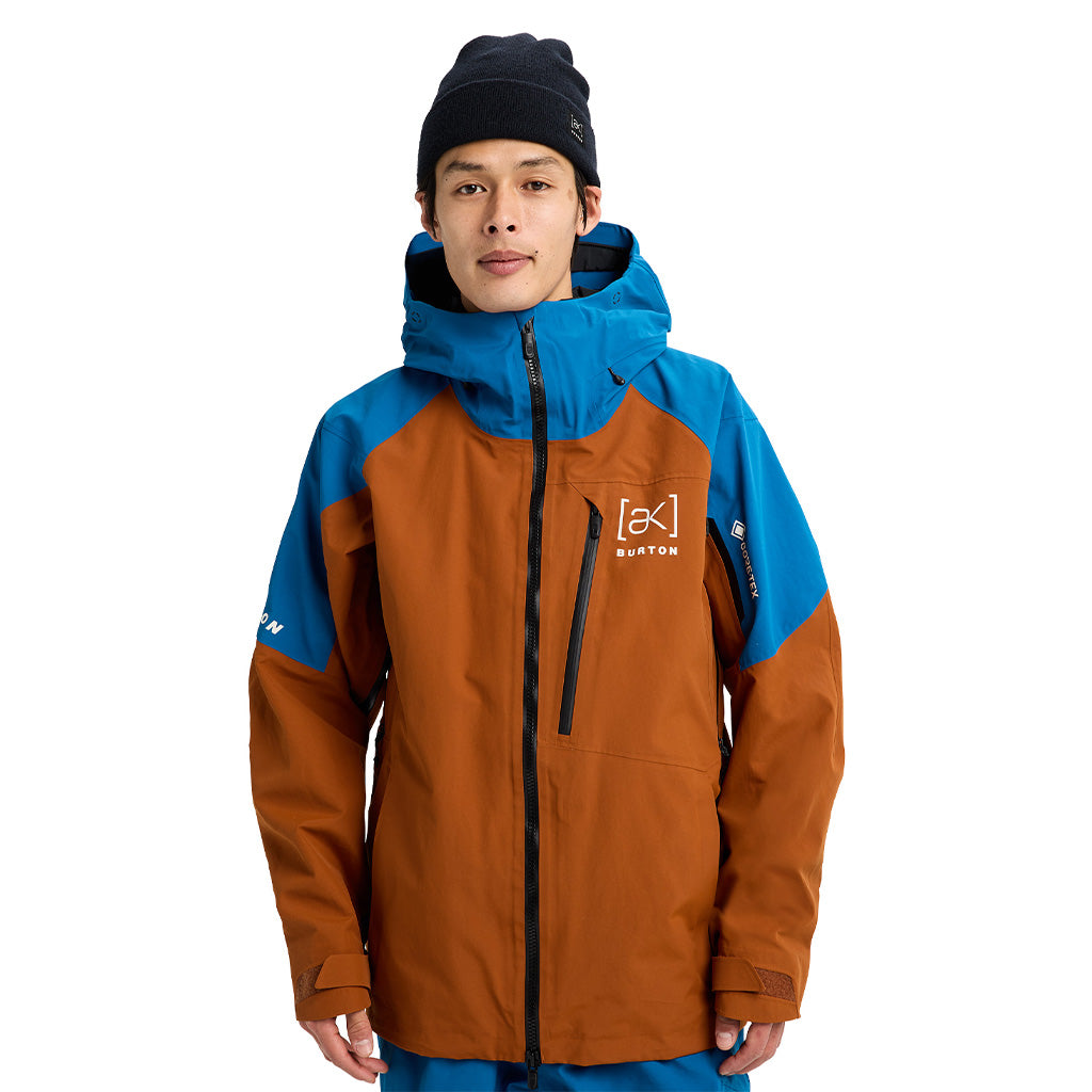 [ak] Cyclic GORE‑TEX 2L Jacket - Chestnut Brown/Blue Teal