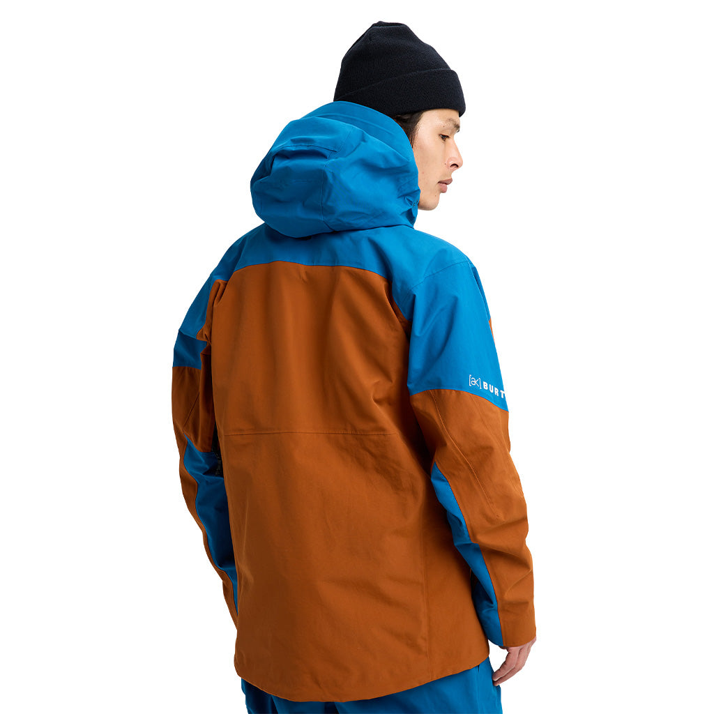 [ak] Cyclic GORE‑TEX 2L Jacket - Chestnut Brown/Blue Teal