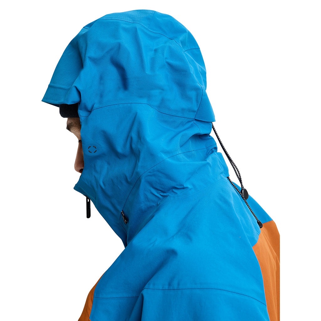 [ak] Cyclic GORE‑TEX 2L Jacket - Chestnut Brown/Blue Teal