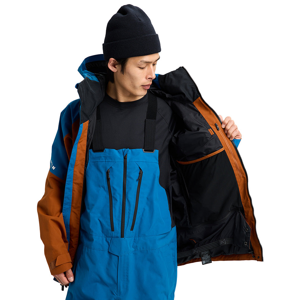 [ak] Cyclic GORE‑TEX 2L Jacket - Chestnut Brown/Blue Teal