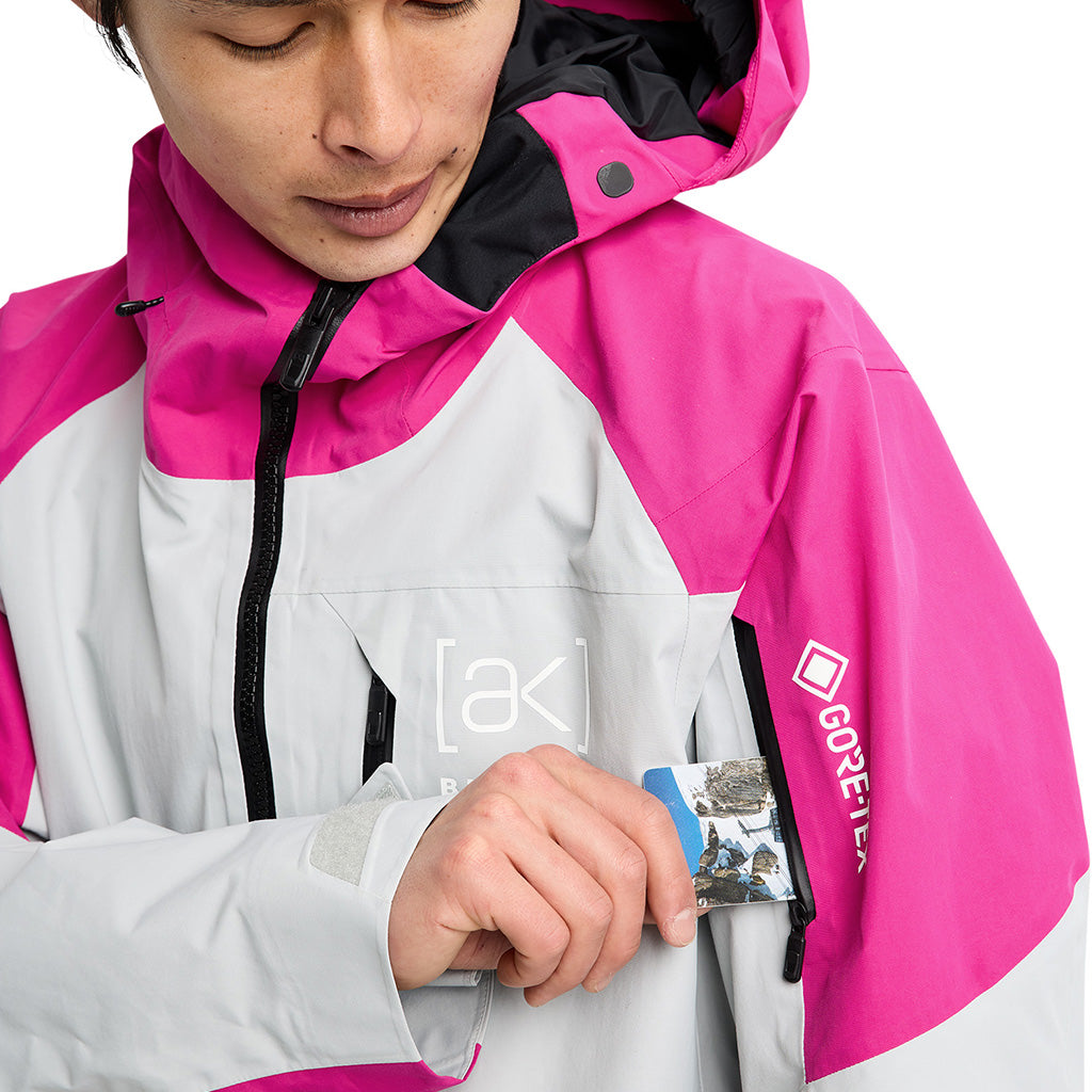 [ak] Cyclic GORE‑TEX 2L Jacket - Very Berry/Gray Cloud