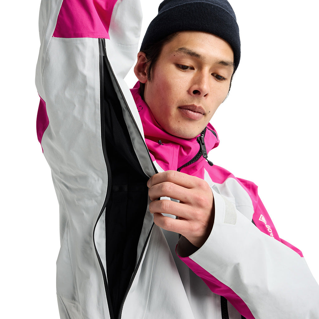 [ak] Cyclic GORE‑TEX 2L Jacket - Very Berry/Gray Cloud