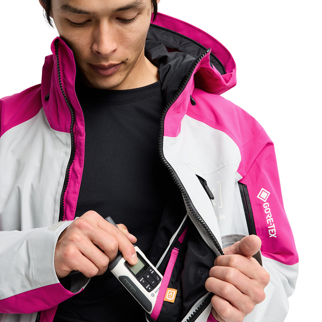 [ak] Cyclic GORE‑TEX 2L Jacket - Very Berry/Gray Cloud