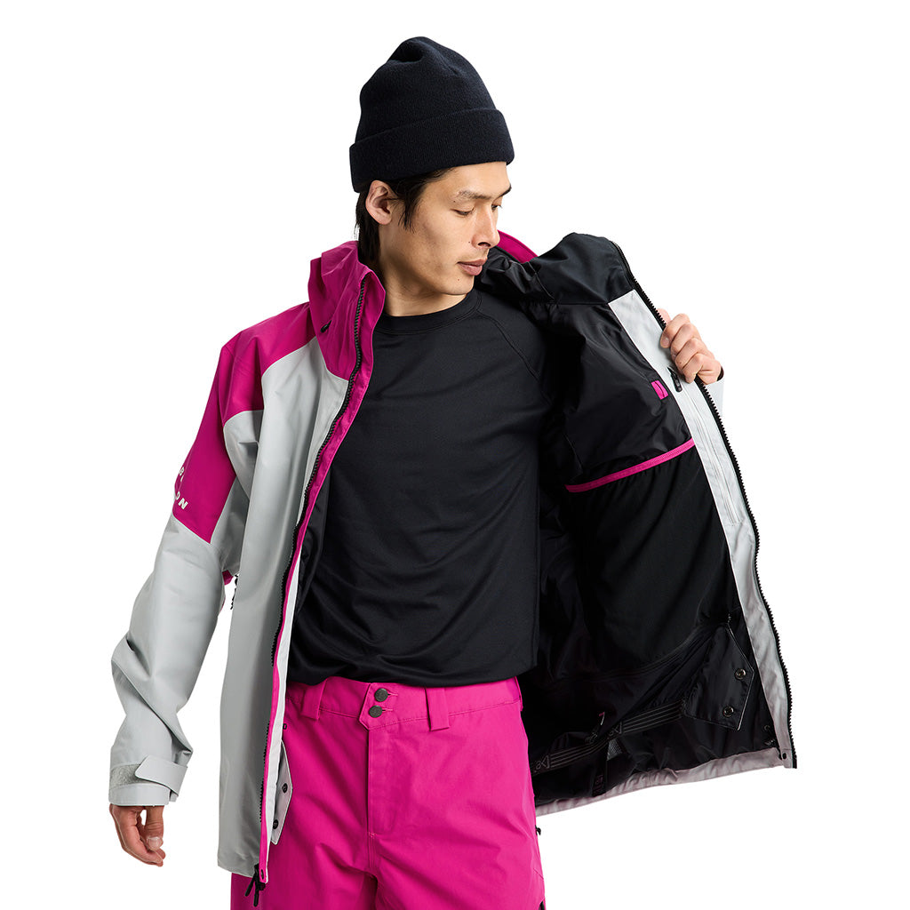 [ak] Cyclic GORE‑TEX 2L Jacket - Very Berry/Gray Cloud