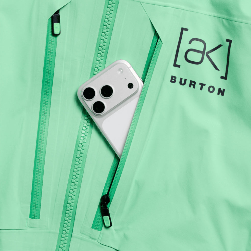 [ak] Hover GORE‑TEX C-Knit 3L Stretch Jacket - Green Voltage