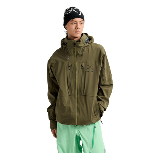 [ak] Hover GORE‑TEX C-Knit 3L Stretch Jacket - Dried Moss