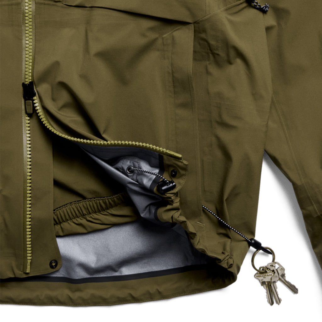 [ak] Hover GORE‑TEX C-Knit 3L Stretch Jacket - Dried Moss
