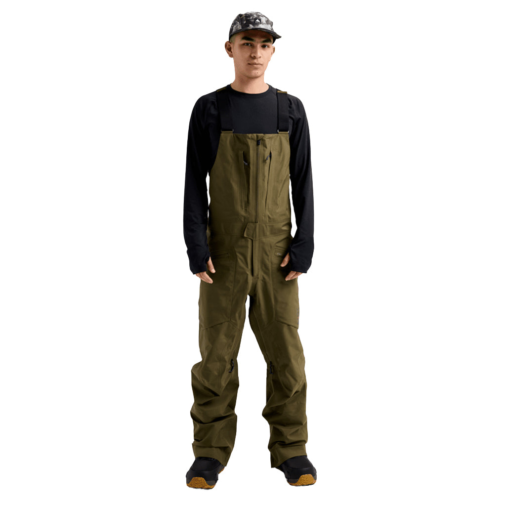 [ak] Freebird GORE‑TEX 3L Stretch Bib Pants - Dried Moss