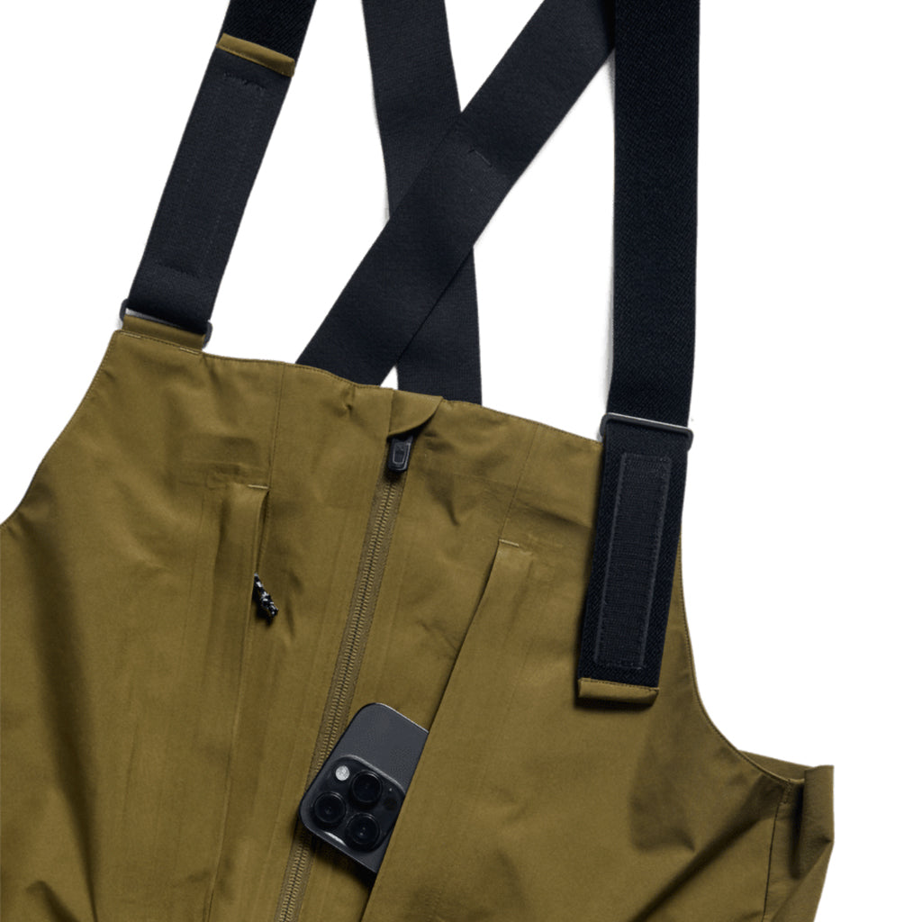 [ak] Freebird GORE‑TEX 3L Stretch Bib Pants - Dried Moss