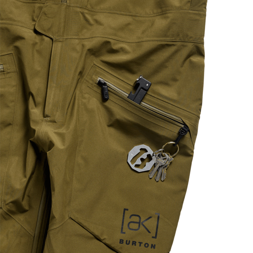 [ak] Freebird GORE‑TEX 3L Stretch Bib Pants - Dried Moss