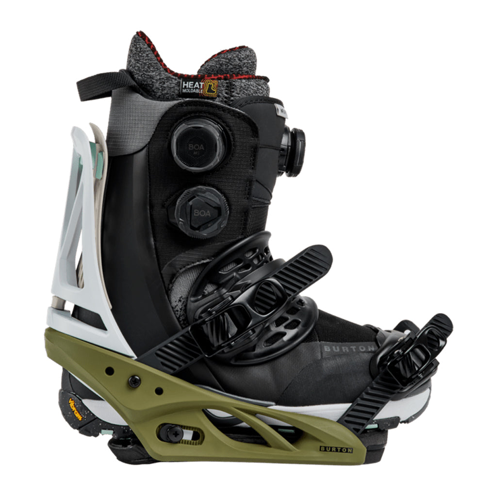 Wms Escapade Re:Flex Bindings 26/27 - White/Dried Moss