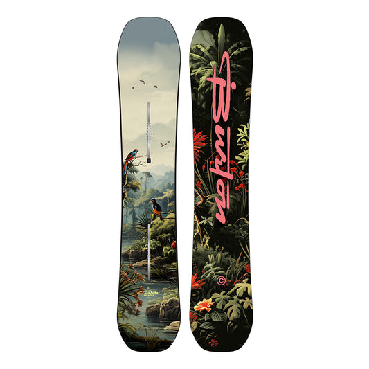 Custom Flying V Snowboard - Jungle