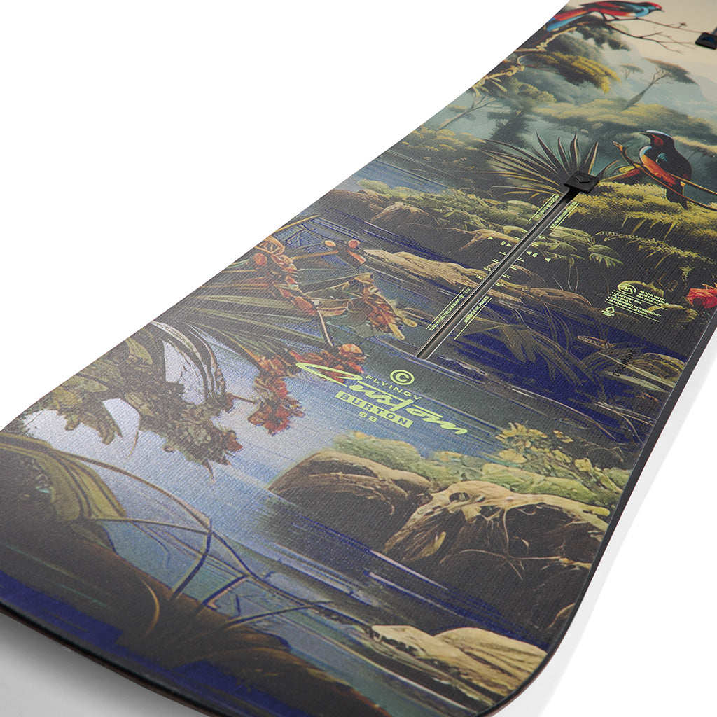 Custom Flying V Snowboard - Jungle