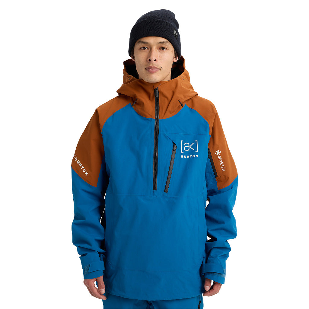 [ak] Velocity GORE-TEX Anorak - Blue Teal/Chestnut Brown