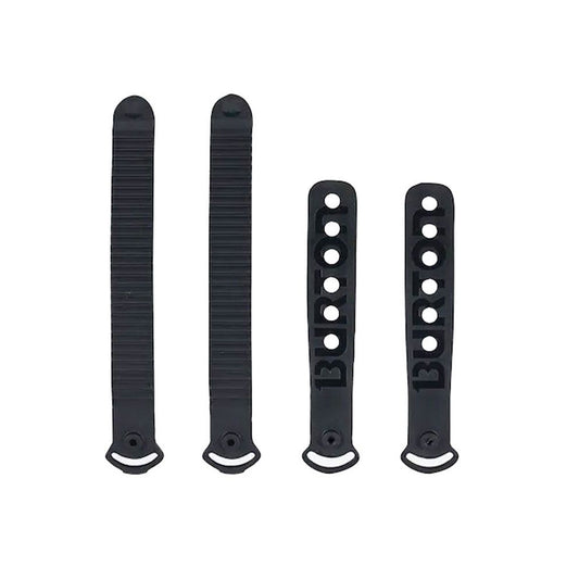 Toe Tongue and Slider Replacement Set Black