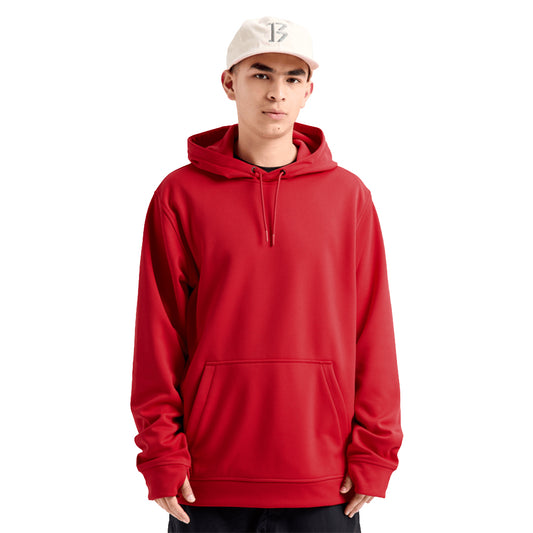 Oak Pullover Hoodie - Geranium Red
