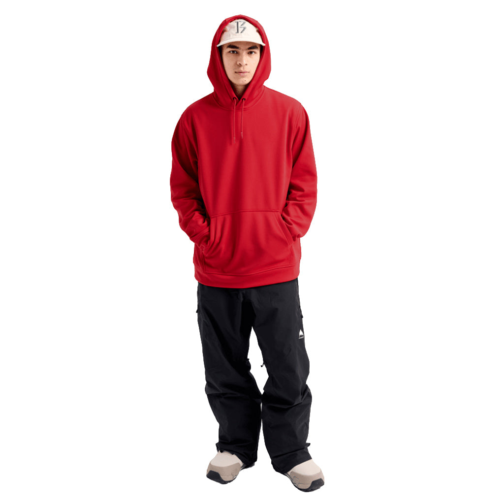 Oak Pullover Hoodie - Geranium Red