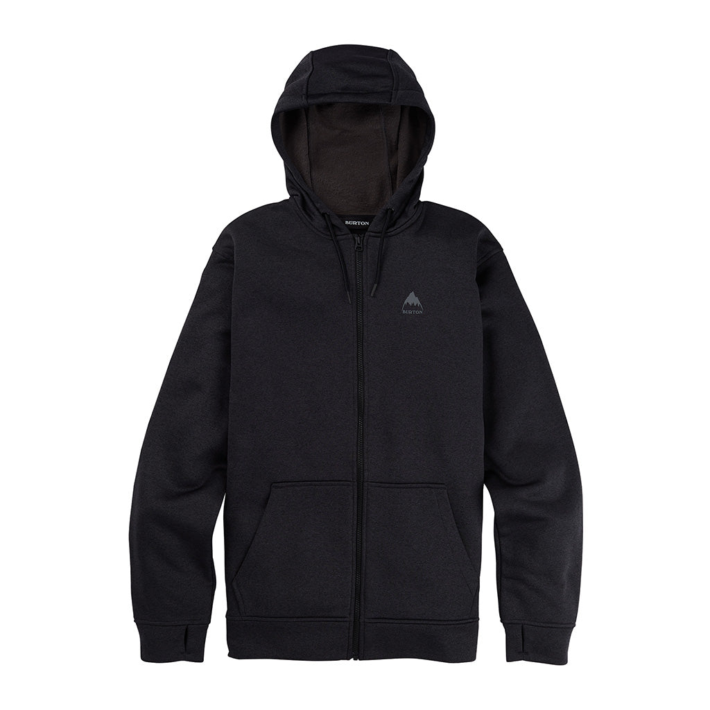 Oak Full-Zip Hoodie - True Black Heather
