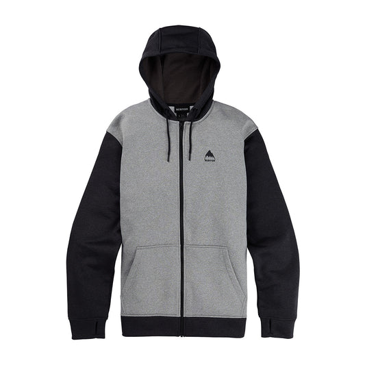 Oak Full-Zip Hoodie - Gray Heather/True Black