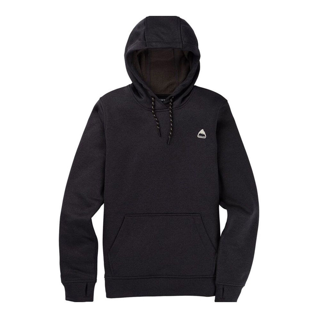 Wms Oak Pullover Fleece True Black Heather
