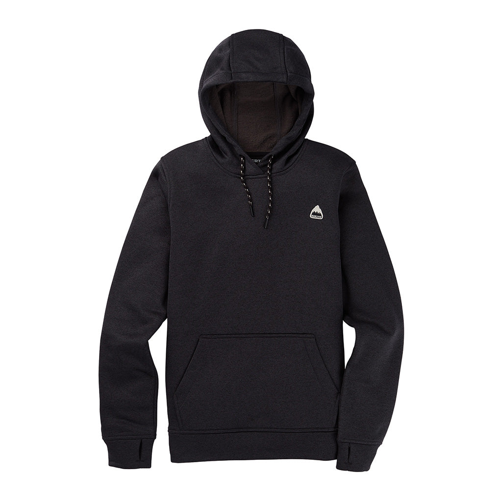 Wms Oak Pullover Fleece True Black Heather