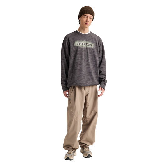 Oak Pullover Crew - Gotham Gray Htr
