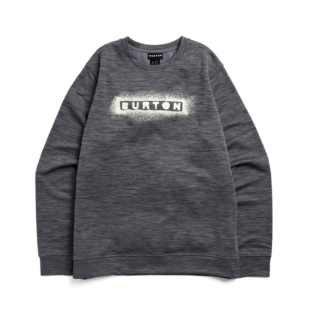 Oak Pullover Crew - Gotham Gray Htr