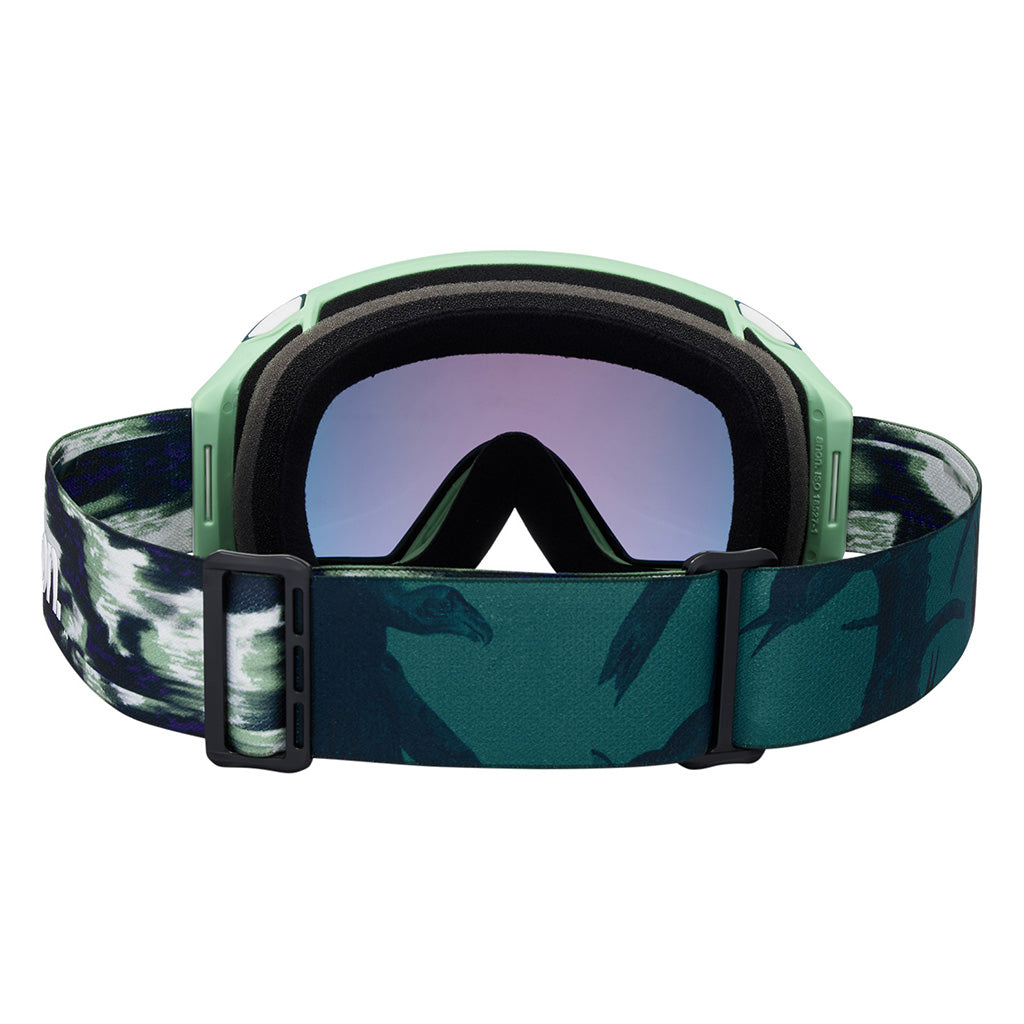 M4 Goggles (Cylindrical) + Bonus Lens + MFI® Face Mask - Family Tree/Perceive Sunny Red