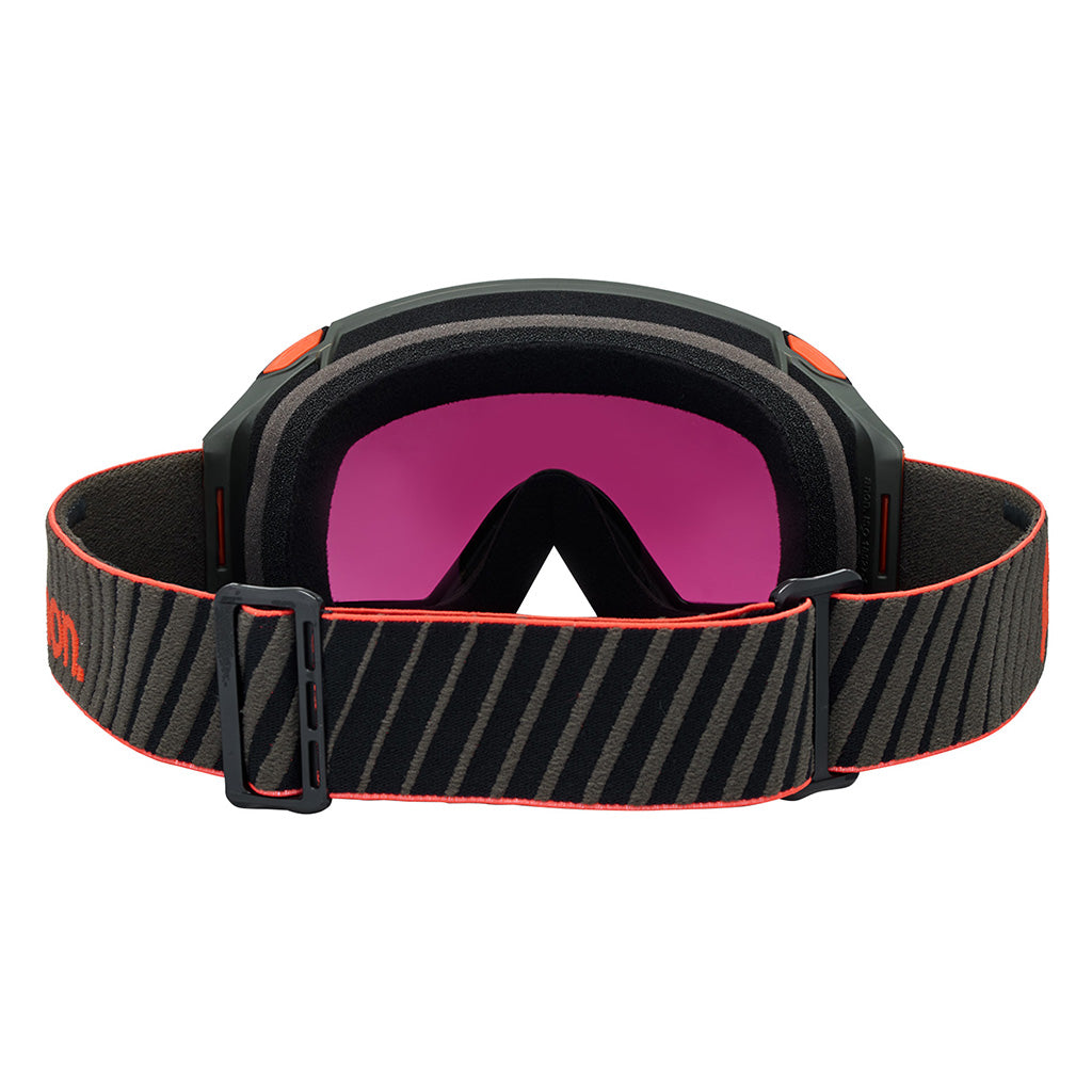 M4 Goggles (Cylindrical) + Bonus Lens + MFI® Face Mask - Fiesta Red/Perceive Sunny Onyx