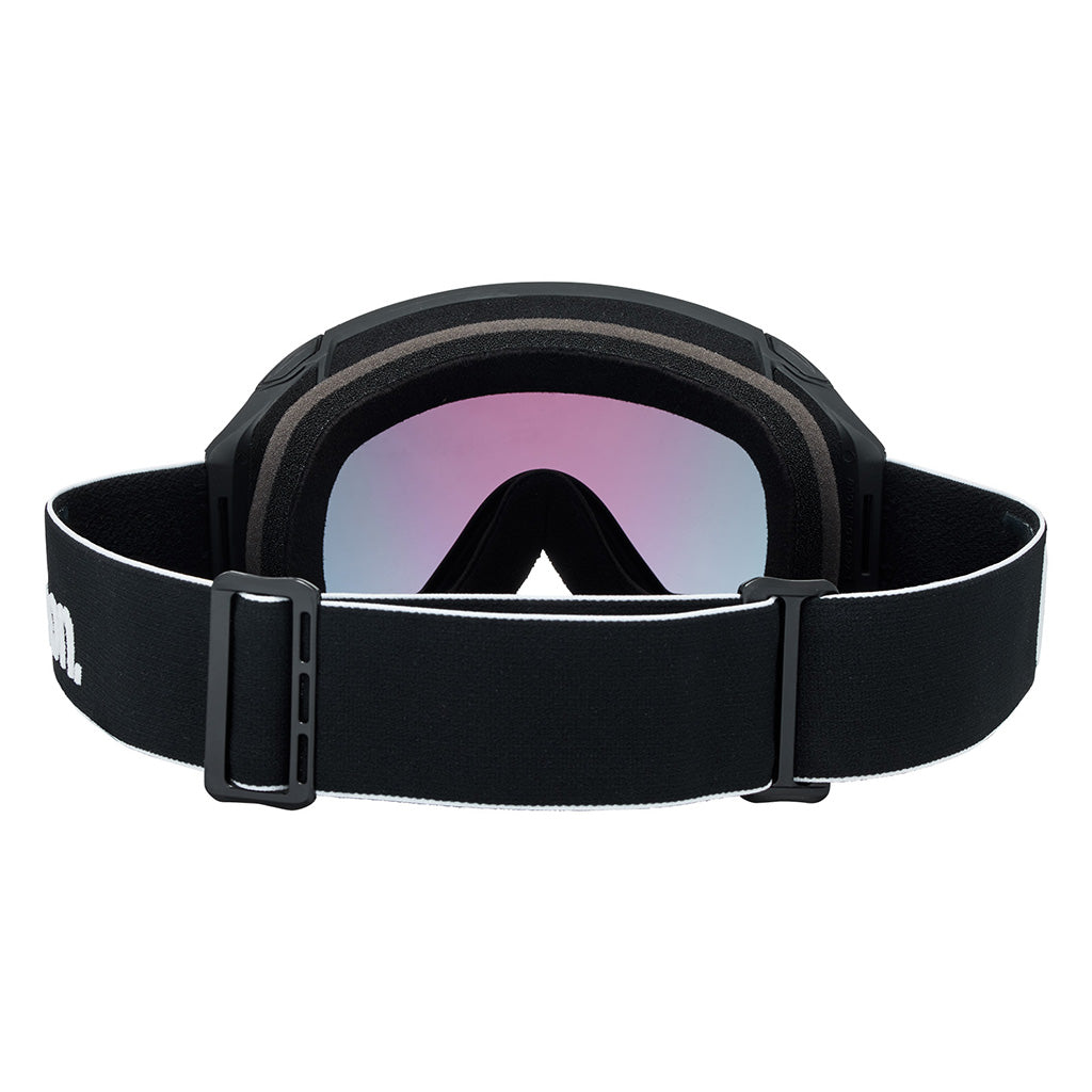 M4 Goggles (Cylindrical) + Bonus Lens + MFI® Face Mask - Black/Perceive Sunny Red