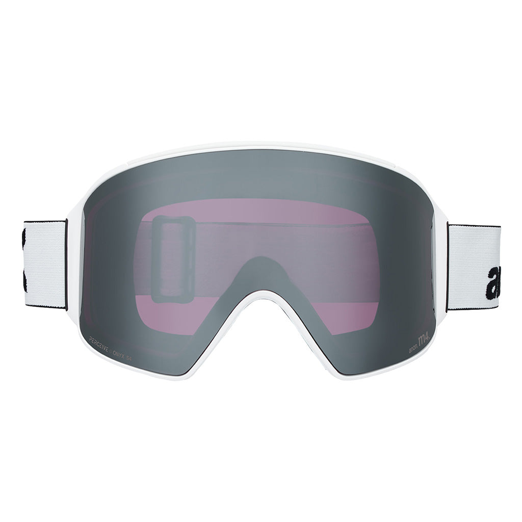 M4 Goggles (Cylindrical) + Bonus Lens + MFI® Face Mask - White/Perceive Sunny Onyx