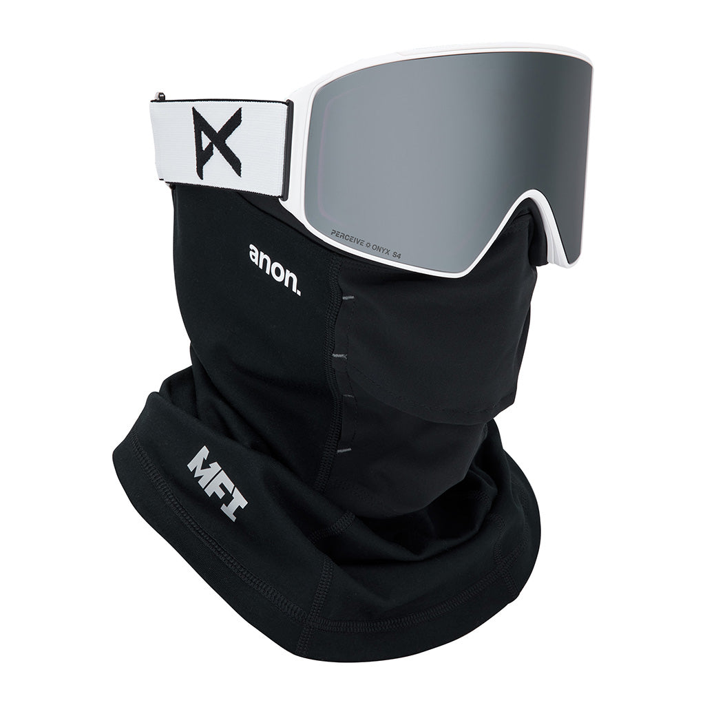 M4 Goggles (Cylindrical) + Bonus Lens + MFI® Face Mask - White/Perceive Sunny Onyx