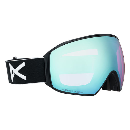 M4 Goggles (Toric) + Bonus Lens + MFI® Face Mask - Black/Perceive Variable Blue