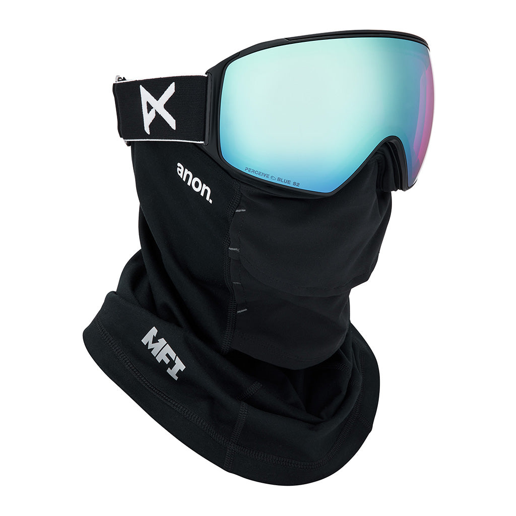M4 Goggles (Toric) + Bonus Lens + MFI® Face Mask - Black/Perceive Variable Blue