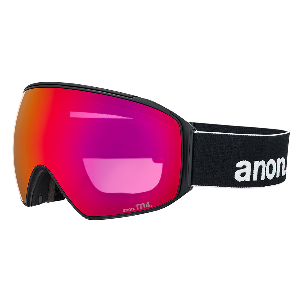 M4 Goggles (Toric) + Bonus Lens + MFI® Face Mask - Black/Perceive Sunny Red