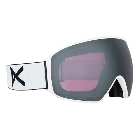 M4 Goggles (Toric) + Bonus Lens + MFI® Face Mask - White/Perceive Sunny Onyx