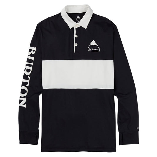 Midweight Rugby Shirt - True Black / StWh
